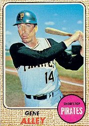 1968 Topps Baseball Cards      053      Gene Alley